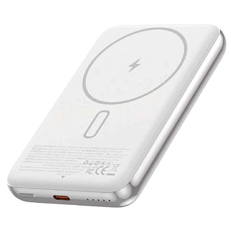 Power Bank WIWU Silver Seraph Alloy Unibody 10000mAh (Wi-P089)