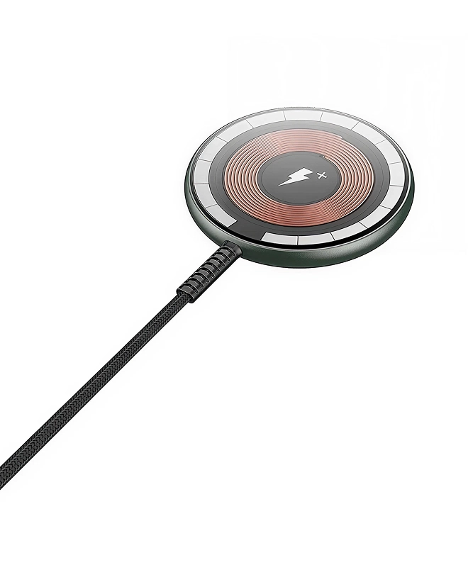 Безпровідний зарядний пристрій WiWU Transparent Magnetic Wireless Charger (M14)