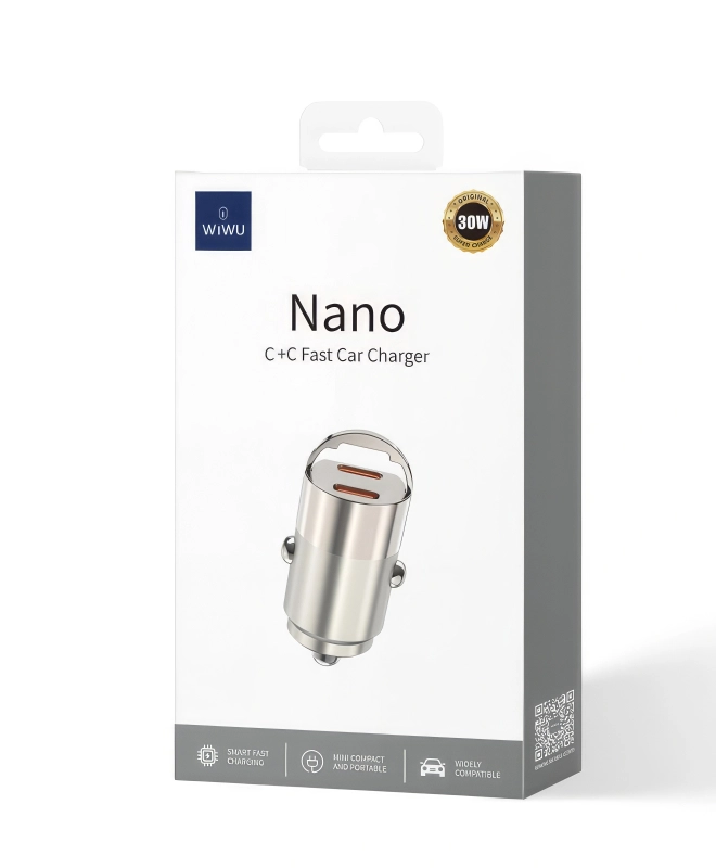 Wiwu Nano Fast Car Charger (Wi-QC029)