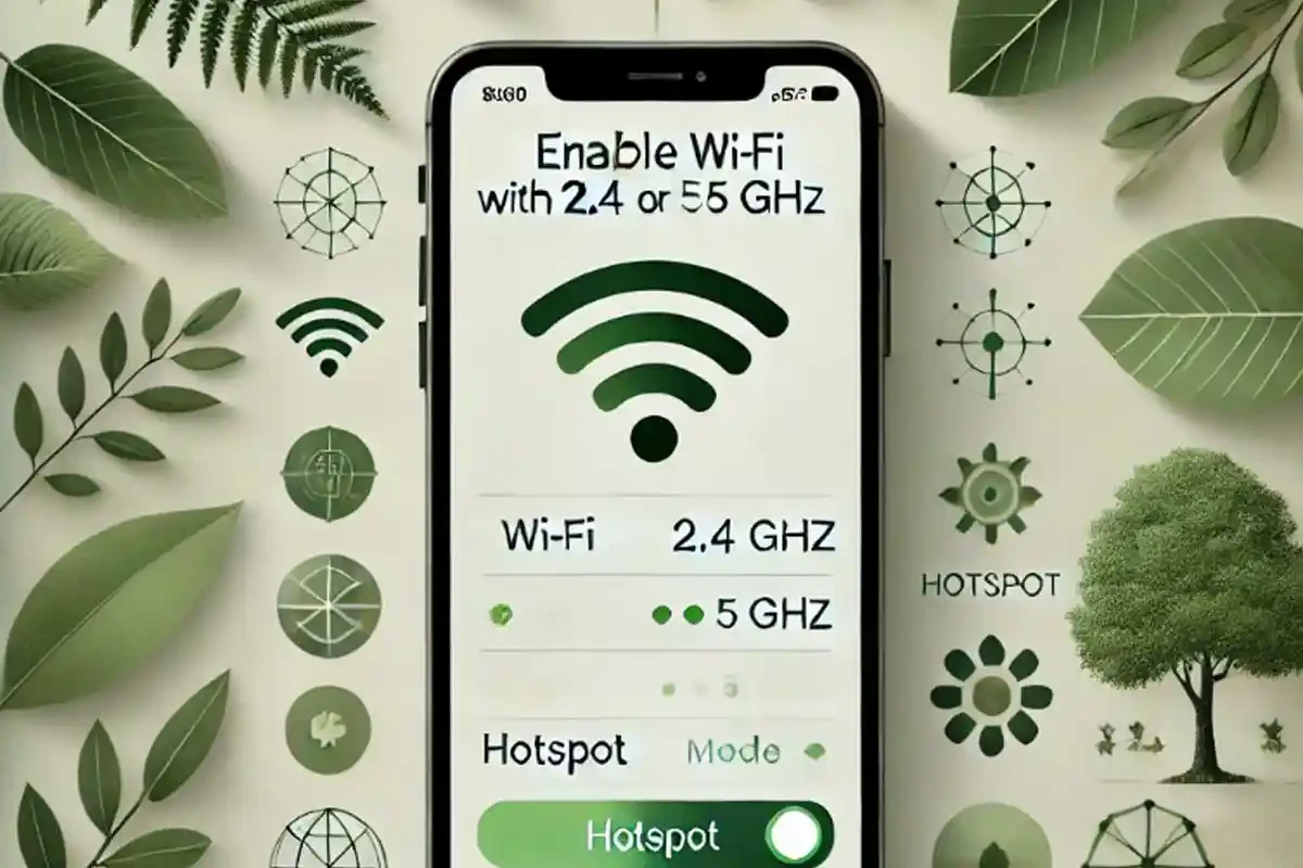 Как включить Wi-Fi с 2,4 или 5 ГГц в режиме модема на iPhone?