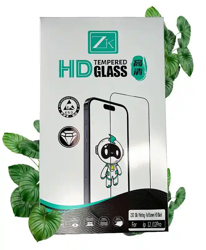 Закаленное защитное стекло Gorilla Glass iPhone 12 (Гарантия 3 месяца на разбиение) на iCoola.ua