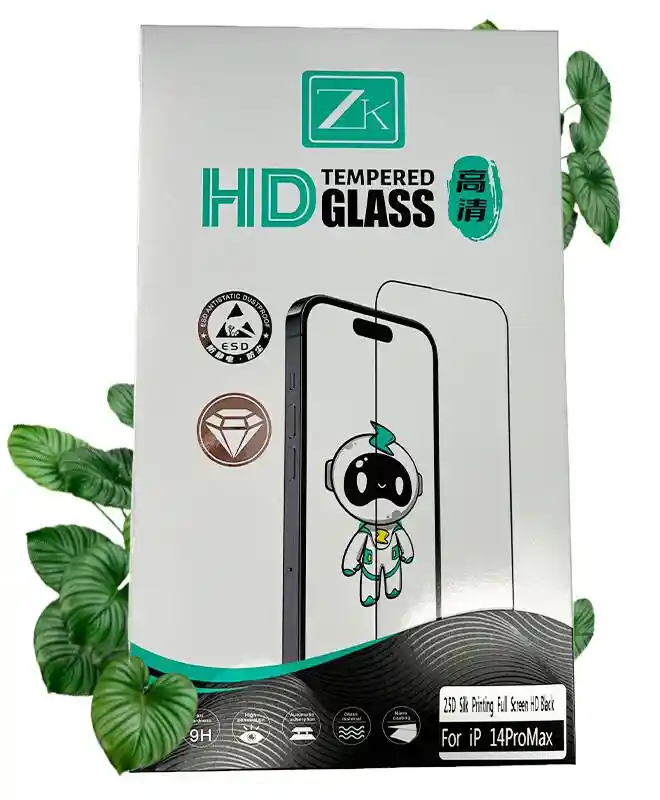 Закаленное защитное стекло Gorilla Glass iPhone 14 Pro Max (Гарантия 3 месяца на разбиение) на iCoola.ua