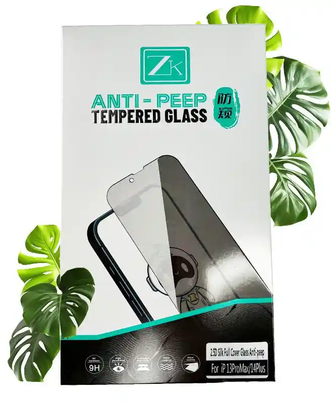 Защитное стекло Антишпион iPhone 13 Pro Max ColorWay Type Blue Full Screen Anti-Peep Glass+ (Гарантия на разбиение) 3 месяца