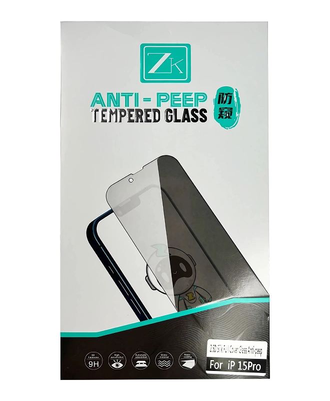 Купити Gorilla Glass Захисне скло Антишпигун iPhone 17 ColorWay Type Blueo Full Screen Anti-Peep Glass + (Гарантія на розбиття) 3 місяці