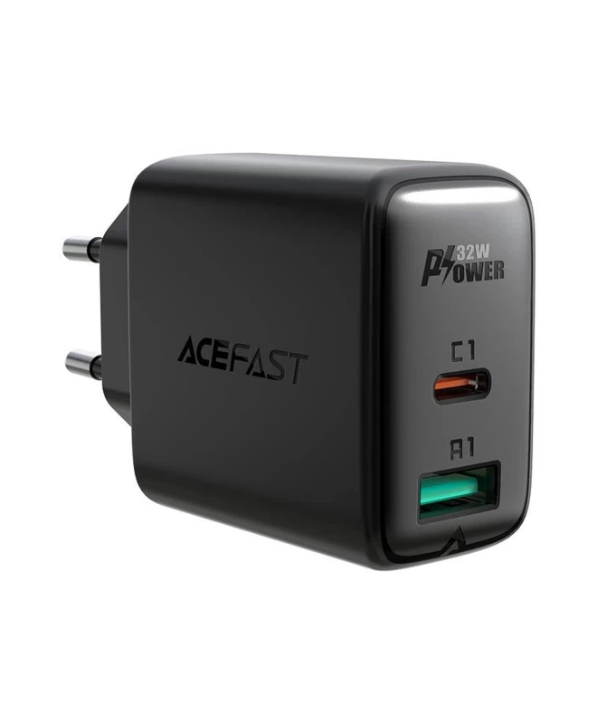 

Зарядний пристрій ACEFAST DUAL PORT CHARGER 20W+12W (32W) A5