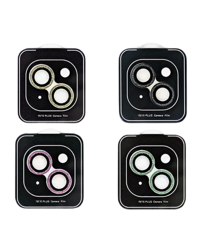 Захисне скло для камери iPhone 15/15 Plus (Hawk-Eye Glass Black)