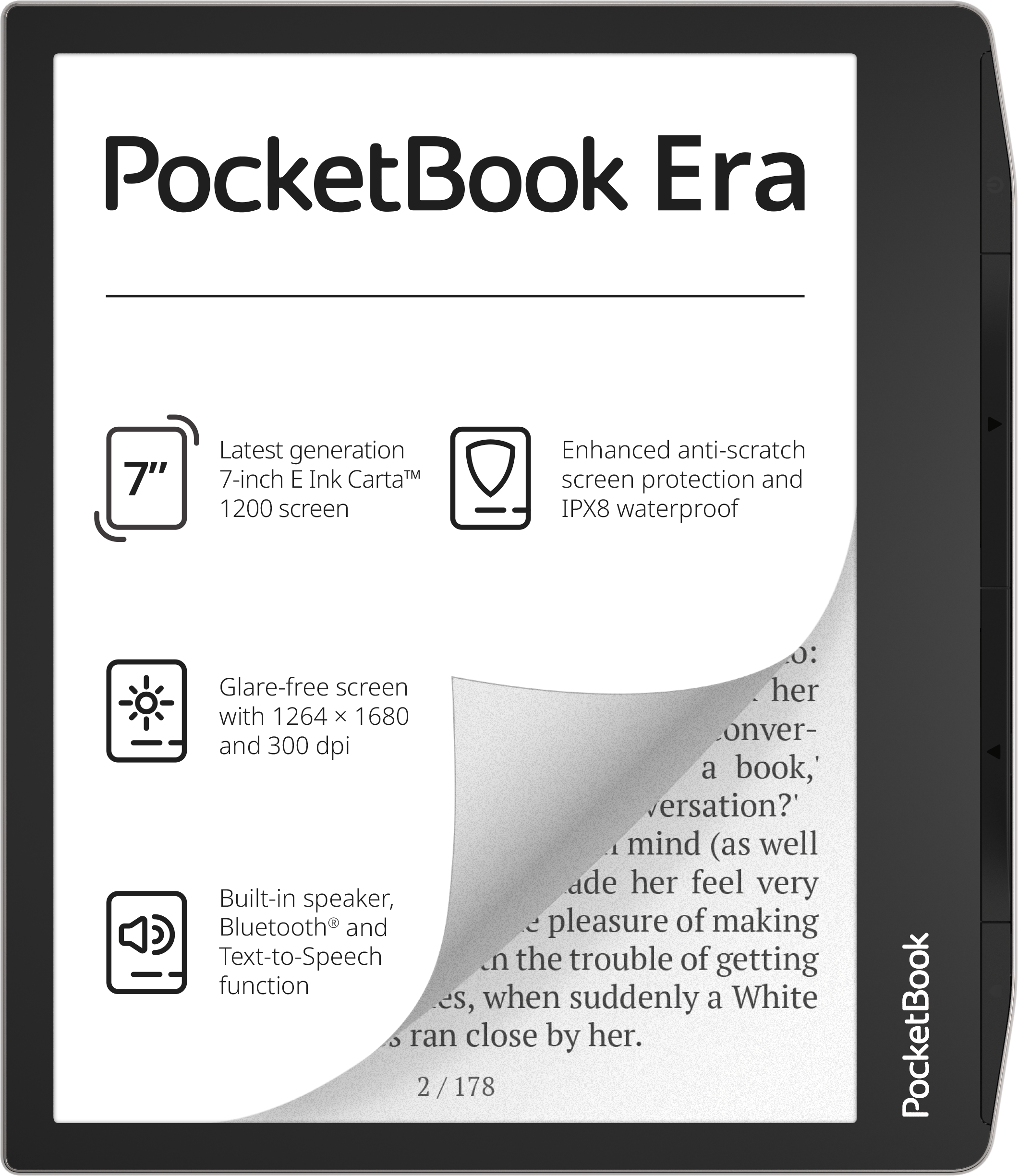 Електронна книжка PocketBook 700, Era, 16Mb, Stardust Silver