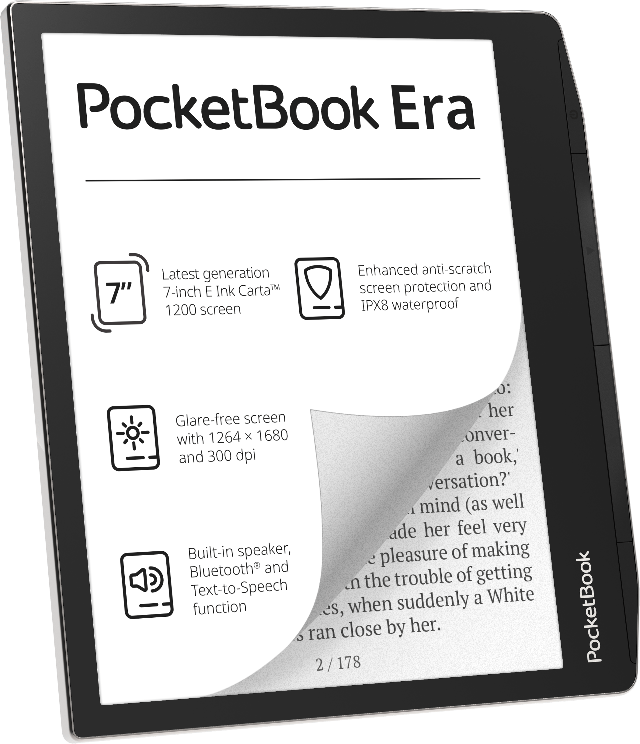 Електронна книжка PocketBook 700, Era, 16Mb, Stardust Silver ціна