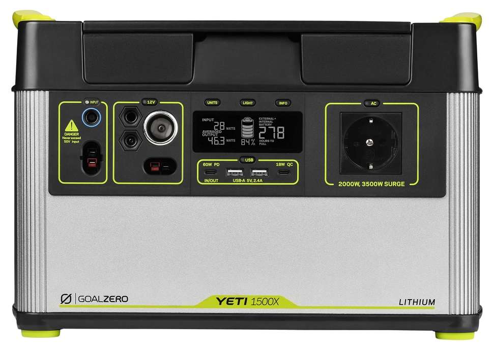 Зарядна станція Goal Zero YETI 1500X (1516Вт/г) Wi-Fi/Bluetooth