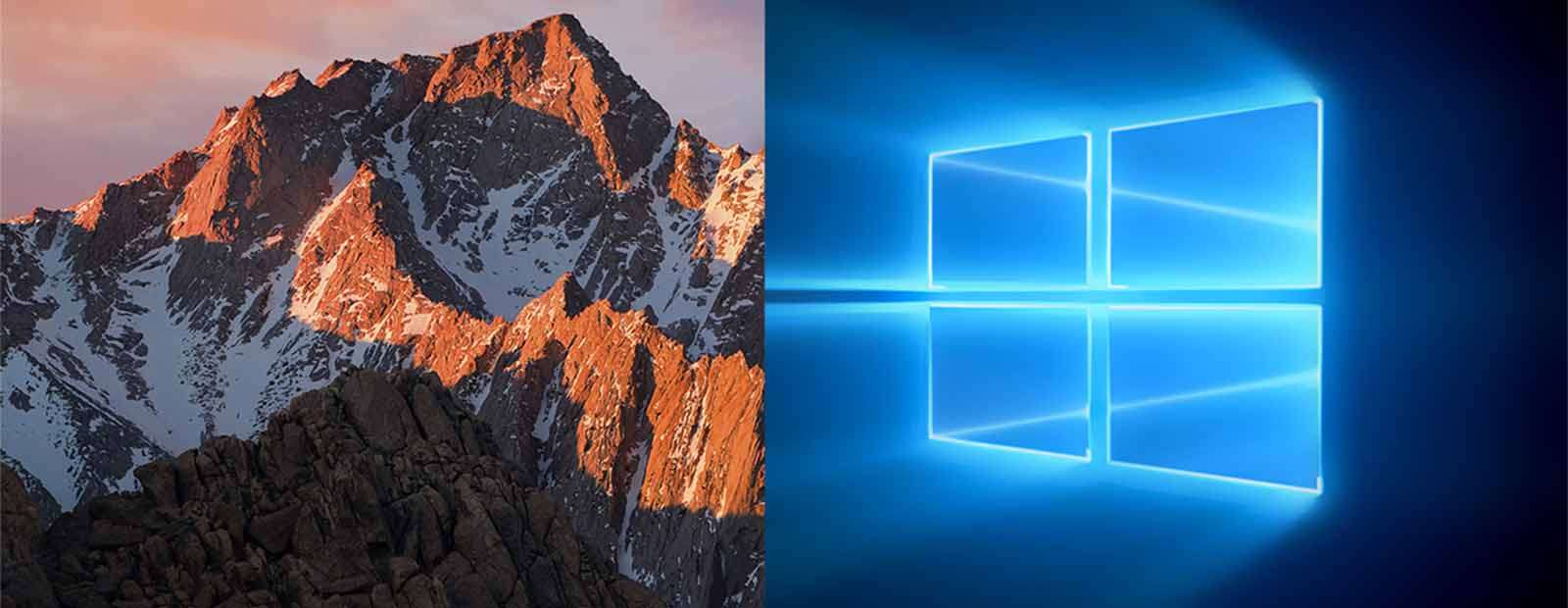 Сравнение майского обновления Windows 10 с Mac OS (фото) Сравнение майского обновления Windows 10 с Mac OS