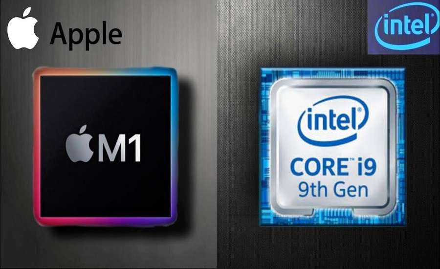 Порівняння потужності Apple M1 та Intel Core i9