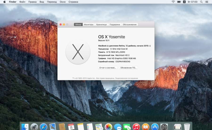 Mac OS X 10.10 Yosemite