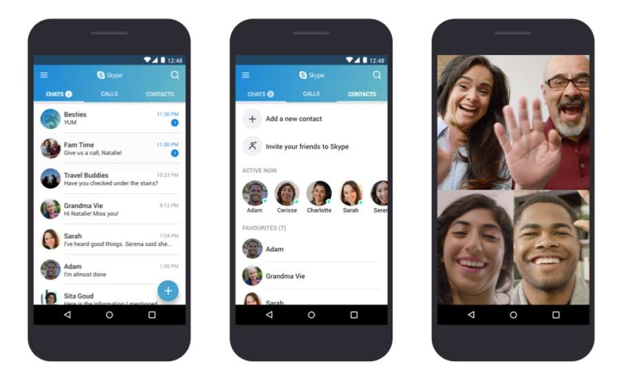 Skype - первое приложение для видеозвонков