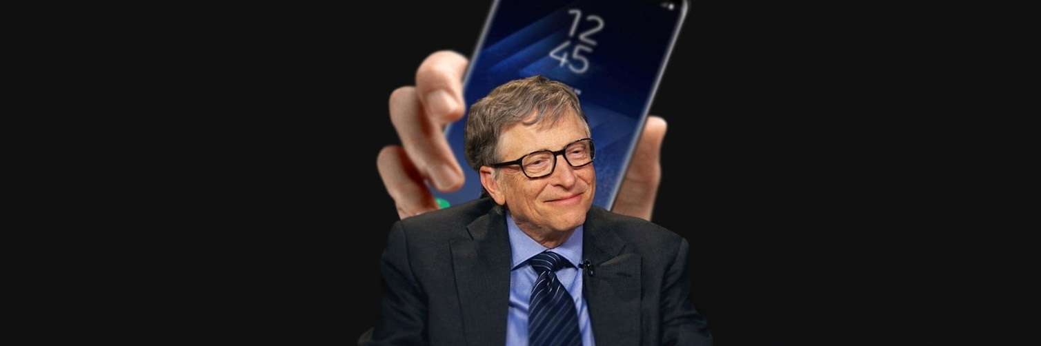 Яким смартфоном користується Білл Гейтс? - icoola.ua - фото