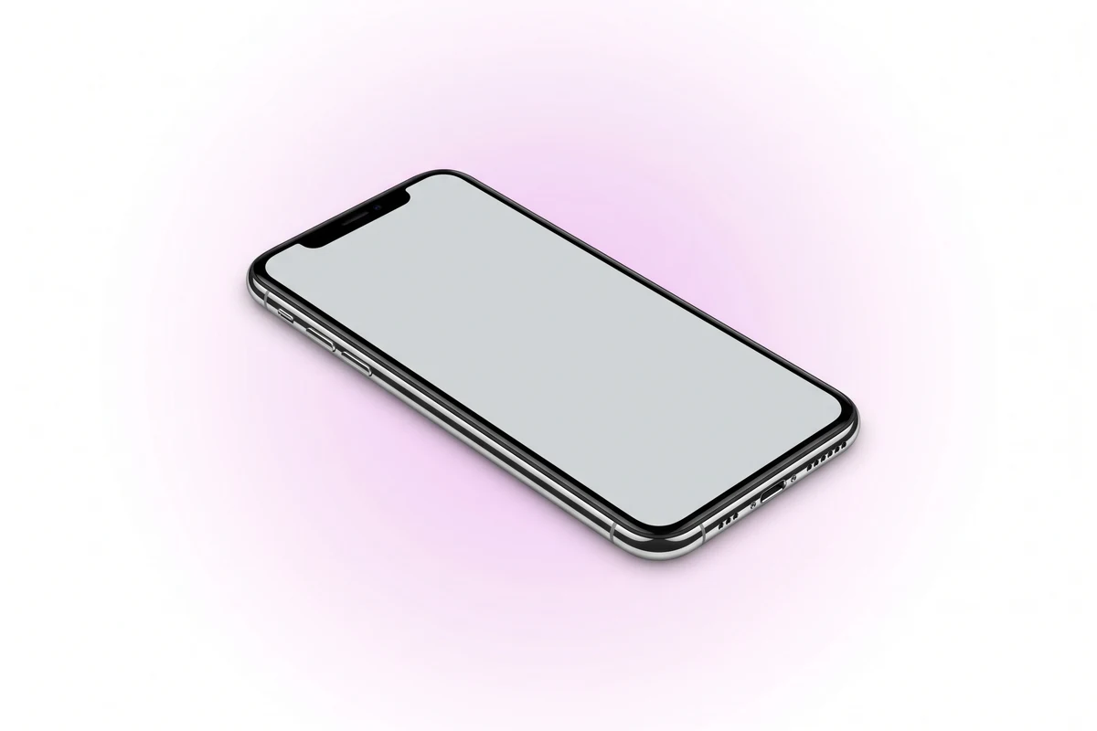 Ремонт микрофона iPhone X: нижний торец телефона с отверстиями решеток и гнездом Lightning