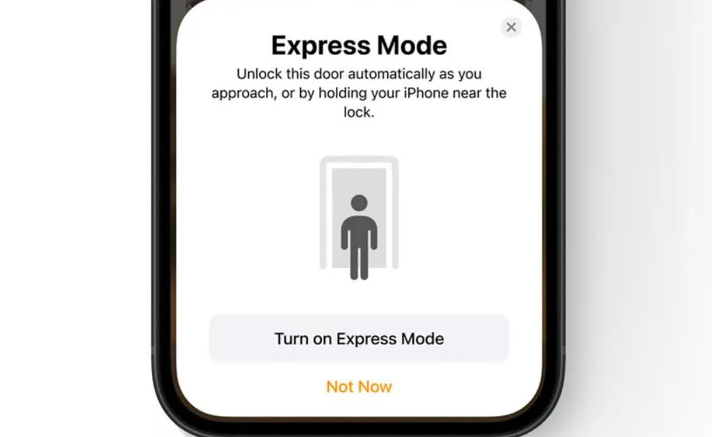 Експрес-режим для розблокування дверей без використання рук в iOS 18 Home