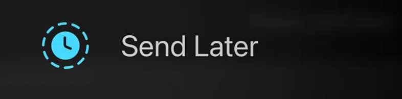 Кнопка "Надіслати пізніше" в iOS 18 iMessage